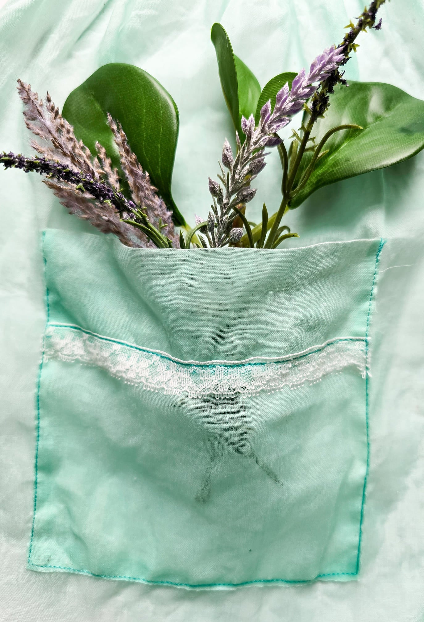 Vintage Sheer Kitchen Apron