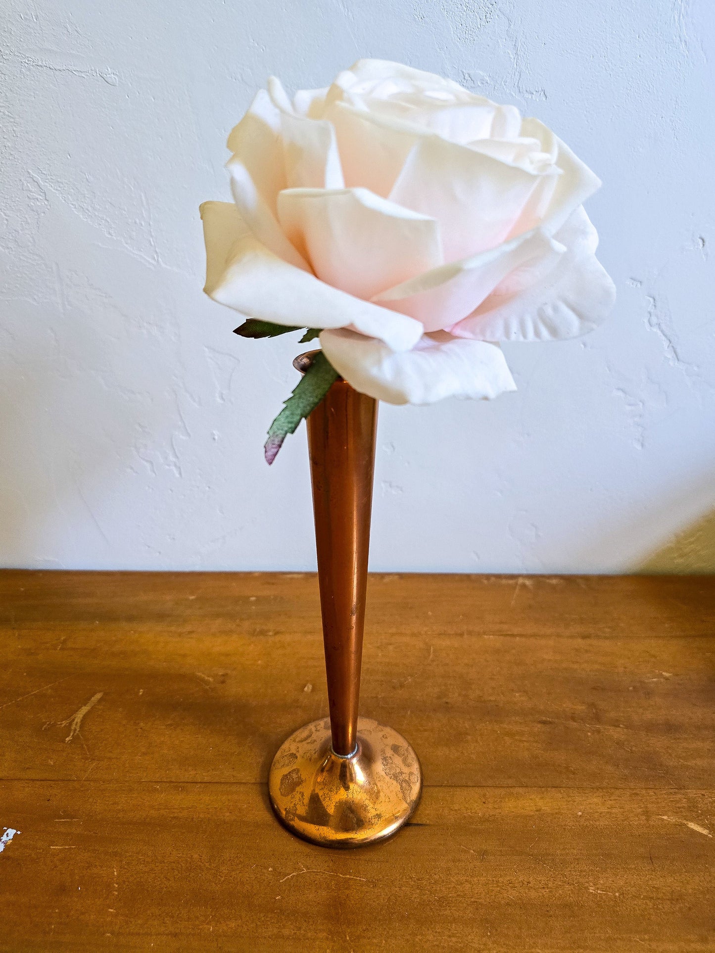 Vintage Copper Guild Bud Stem Vase