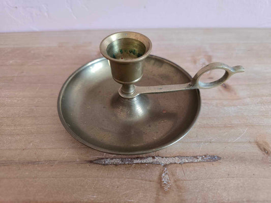 Brass Chamber Candle Holder