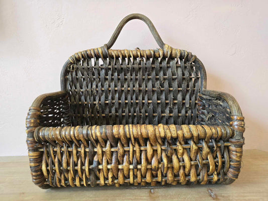 Rattan Wicker Tabletop Hanging Basket