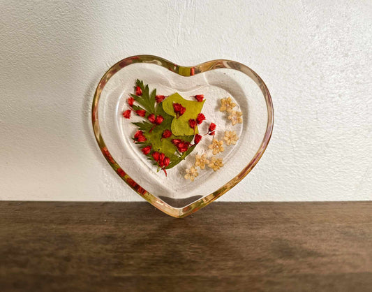 Birth Month Flower Ring Tray - December